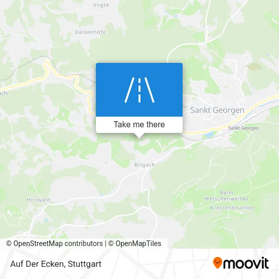 Карта Auf Der Ecken