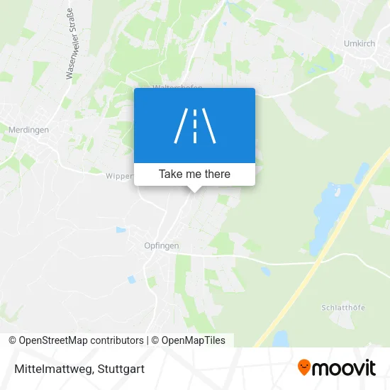 Карта Mittelmattweg