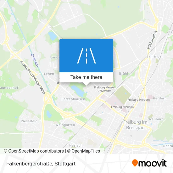 Карта Falkenbergerstraße