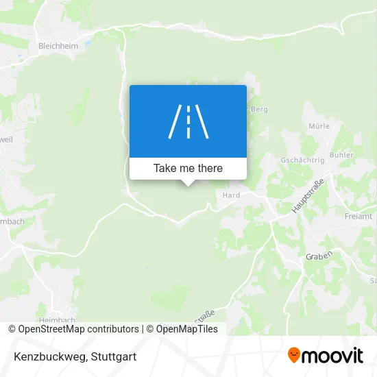 Карта Kenzbuckweg