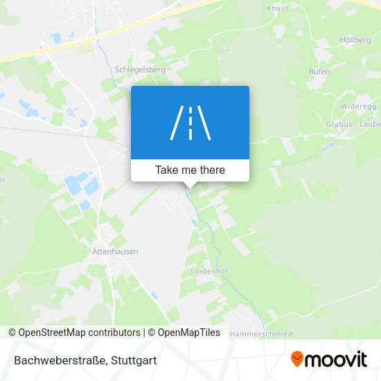 Bachweberstraße map