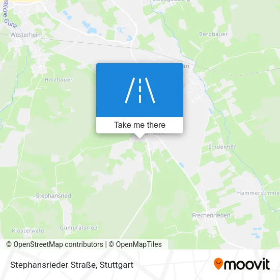 Карта Stephansrieder Straße