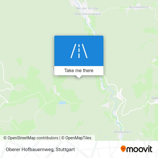 Oberer Hofbauernweg map