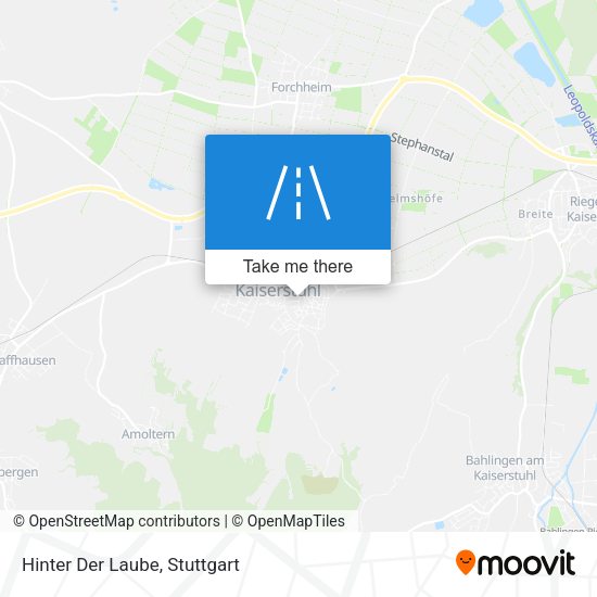 Карта Hinter Der Laube