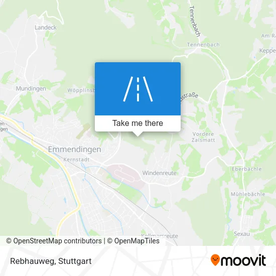 Карта Rebhauweg
