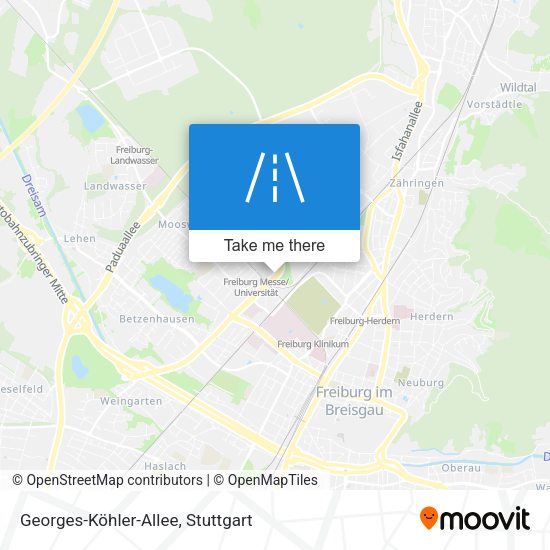 Georges-Köhler-Allee map