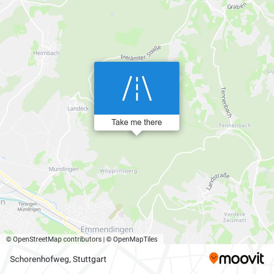 Schorenhofweg map