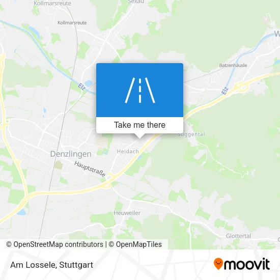 Карта Am Lossele