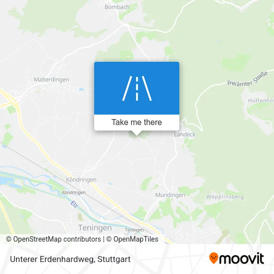Карта Unterer Erdenhardweg