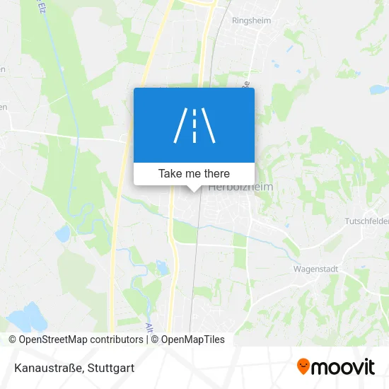 Карта Kanaustraße
