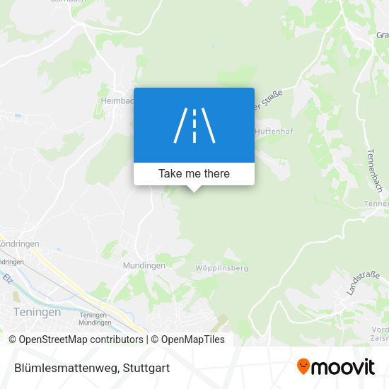 Blümlesmattenweg map
