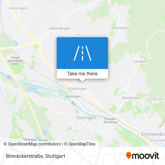 Binnäckerstraße map