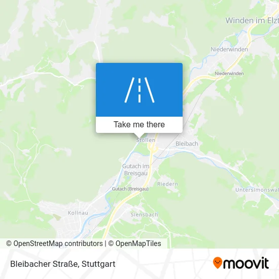 Карта Bleibacher Straße