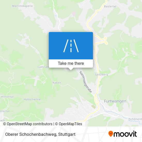 Oberer Schochenbachweg map