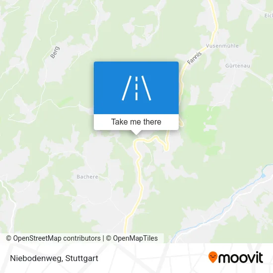 Карта Niebodenweg