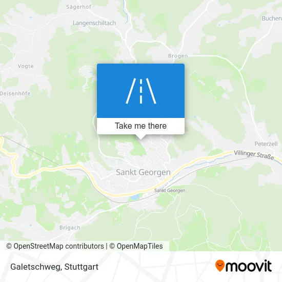 Карта Galetschweg