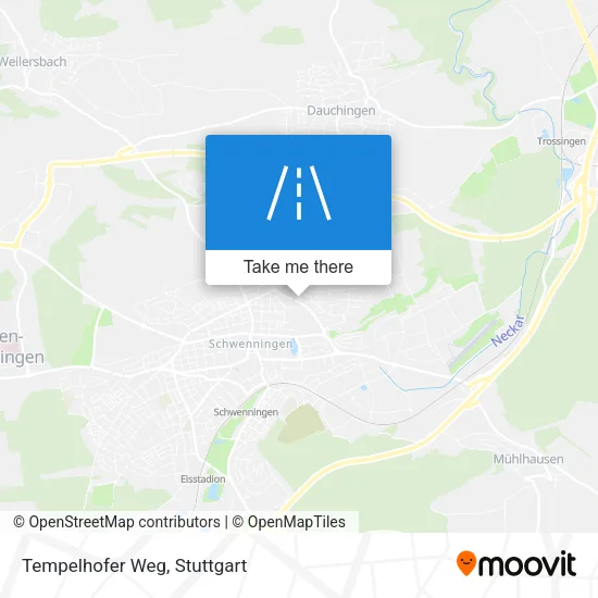 Карта Tempelhofer Weg