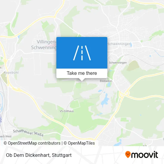 Карта Ob Dem Dickenhart