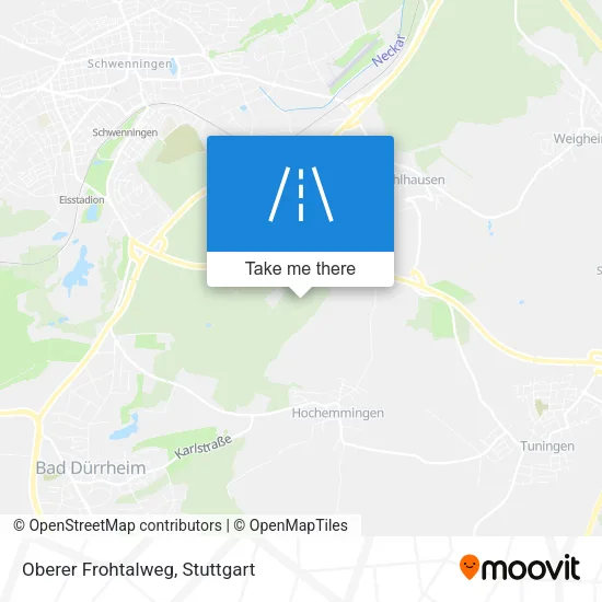 Карта Oberer Frohtalweg