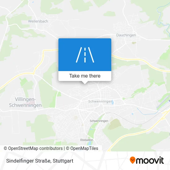 Карта Sindelfinger Straße