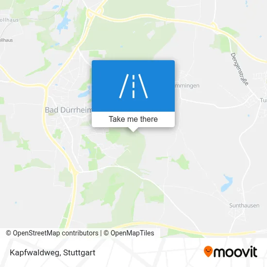 Kapfwaldweg map