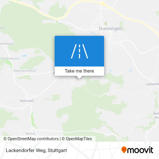 Lackendorfer Weg map