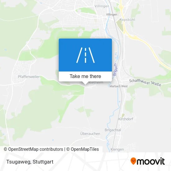 Карта Tsugaweg