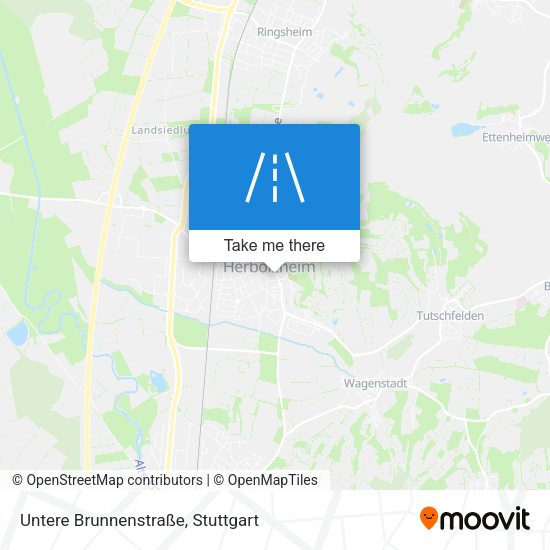 Untere Brunnenstraße map
