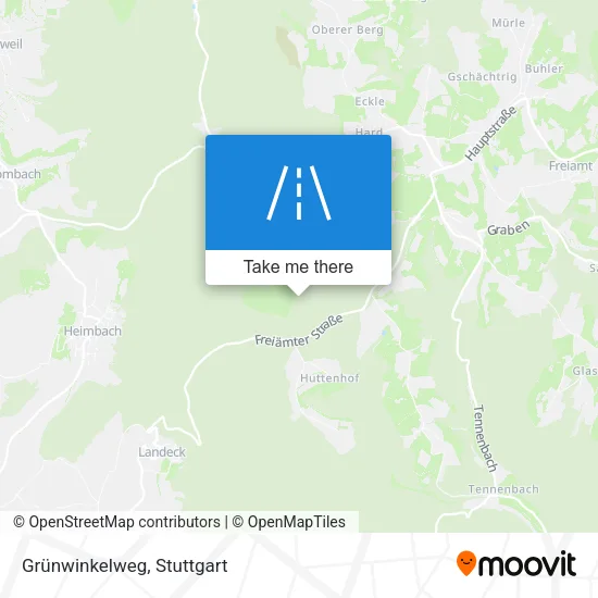 Grünwinkelweg map