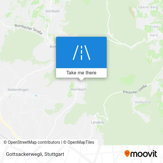 Карта Gottsackerwegli