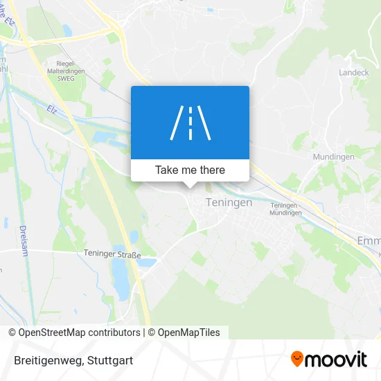 Карта Breitigenweg