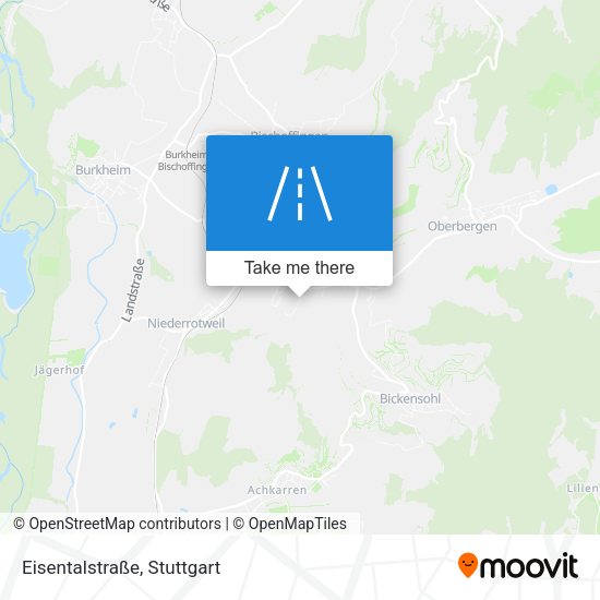Eisentalstraße map