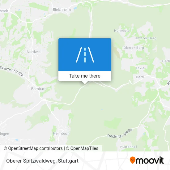 Карта Oberer Spitzwaldweg