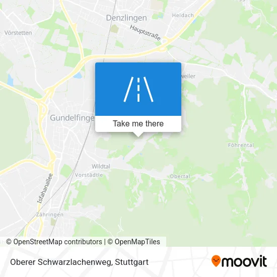 Карта Oberer Schwarzlachenweg