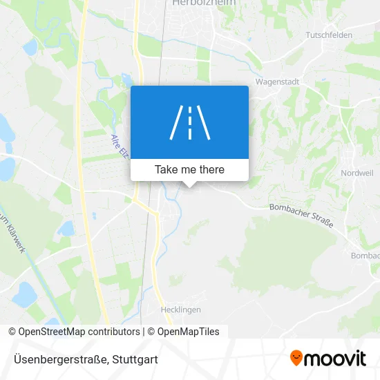 Карта Üsenbergerstraße
