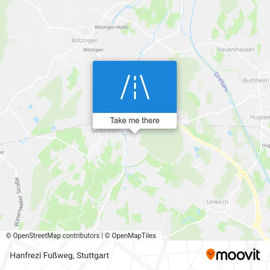 Карта Hanfrezi Fußweg