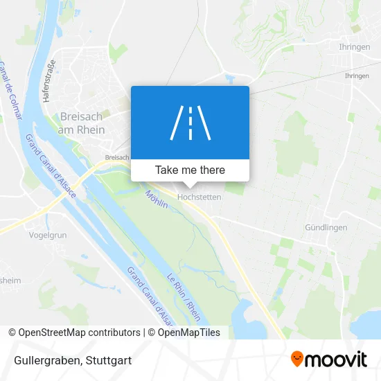 Gullergraben map