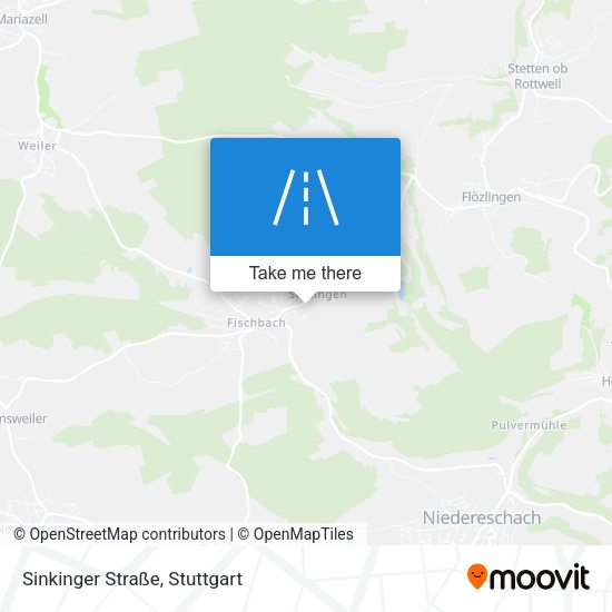 Sinkinger Straße map