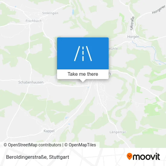 Карта Beroldingerstraße