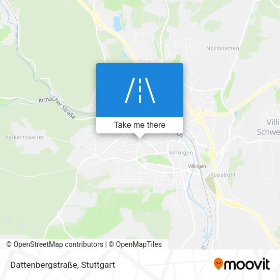 Карта Dattenbergstraße