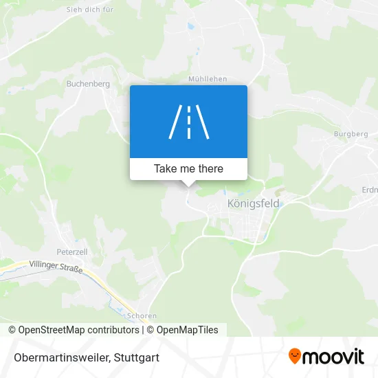 Карта Obermartinsweiler