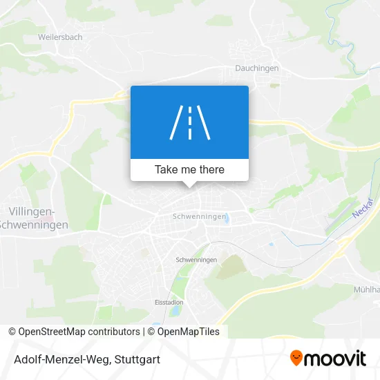 Карта Adolf-Menzel-Weg