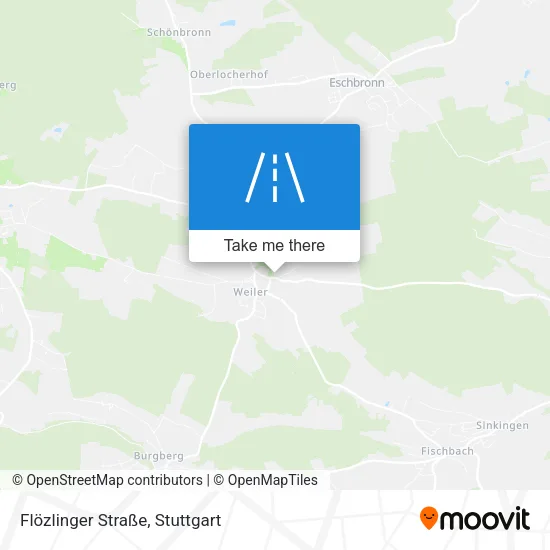Карта Flözlinger Straße
