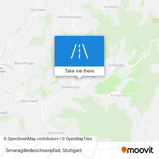 Карта Smaragdeideschsenpfad