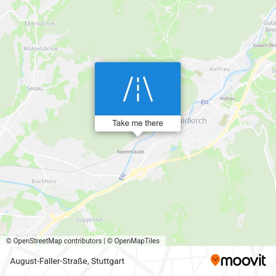 August-Faller-Straße map