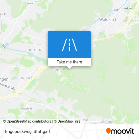 Engebuckweg map
