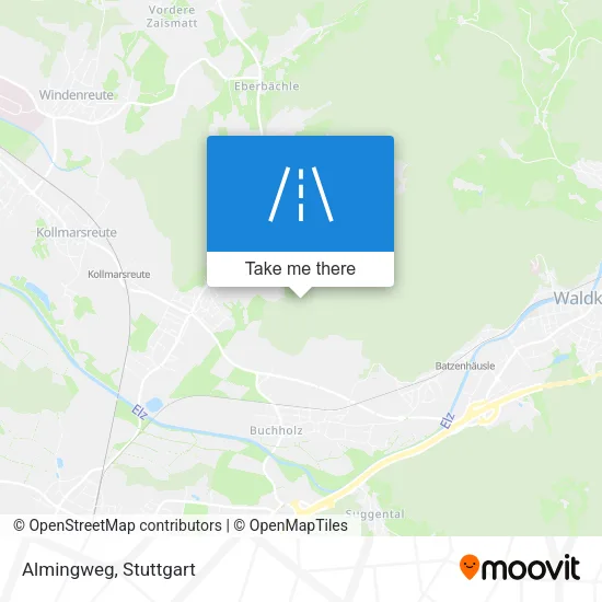 Карта Almingweg