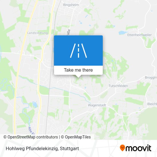 Hohlweg Pfundelekinzig map