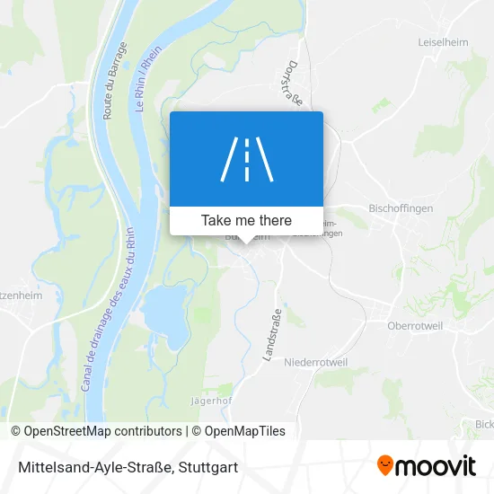 Карта Mittelsand-Ayle-Straße