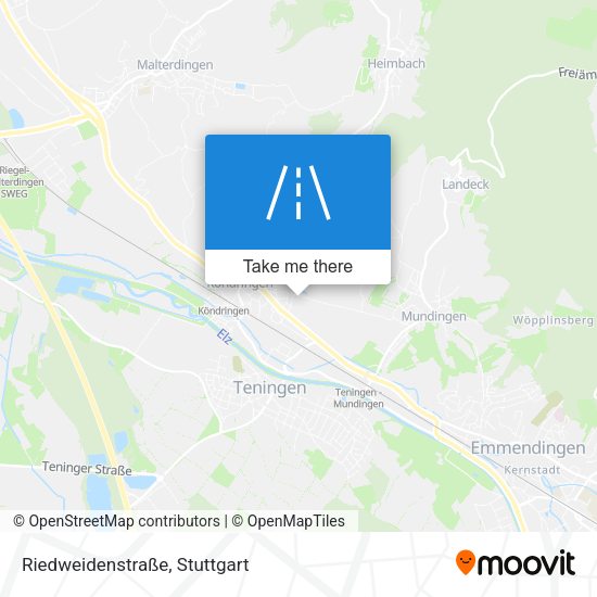Riedweidenstraße map